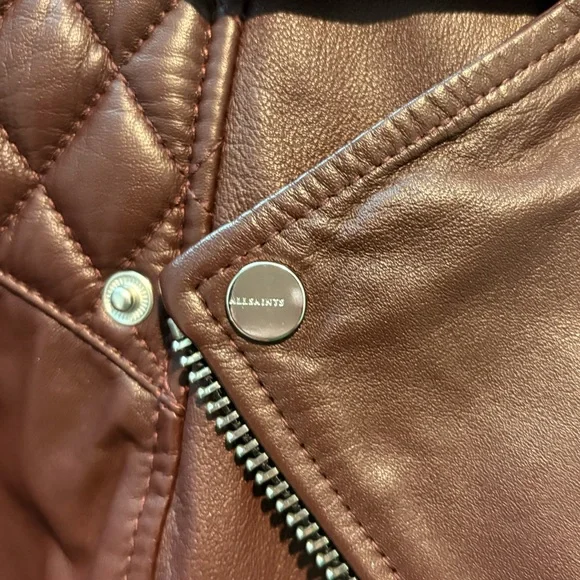 All Saints Caden Biker Jacket - Picture 3 of 8